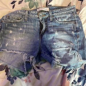 women jean shorts